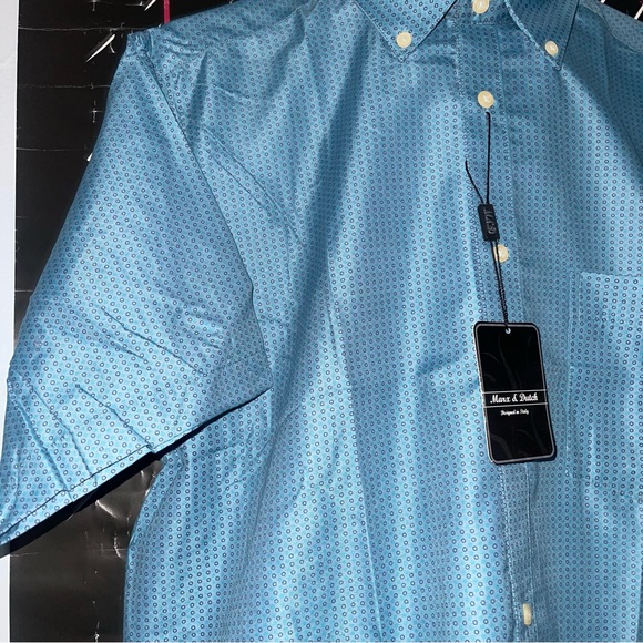 Blue Marx & Dutch Full Button Down Dress Shirt - Picture 4 of 5